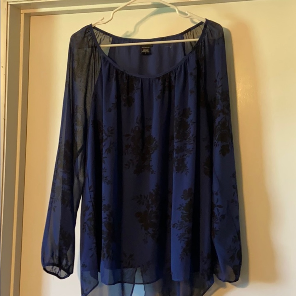 Long sleeve blouse